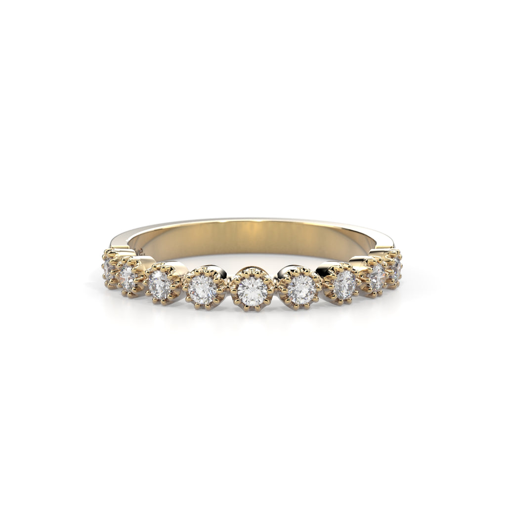 Festive Anna Timanttisormus 0,18 ct keltakulta