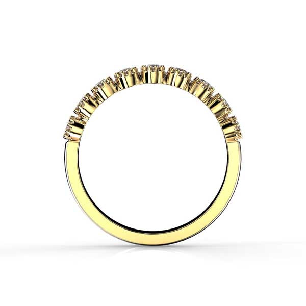 Festive Anna Timanttisormus 0,18 ct keltakulta