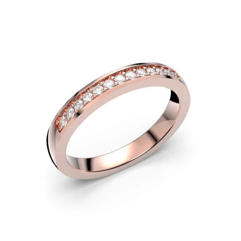 Festive Ariel Timanttisormus 0,13 ct punakulta