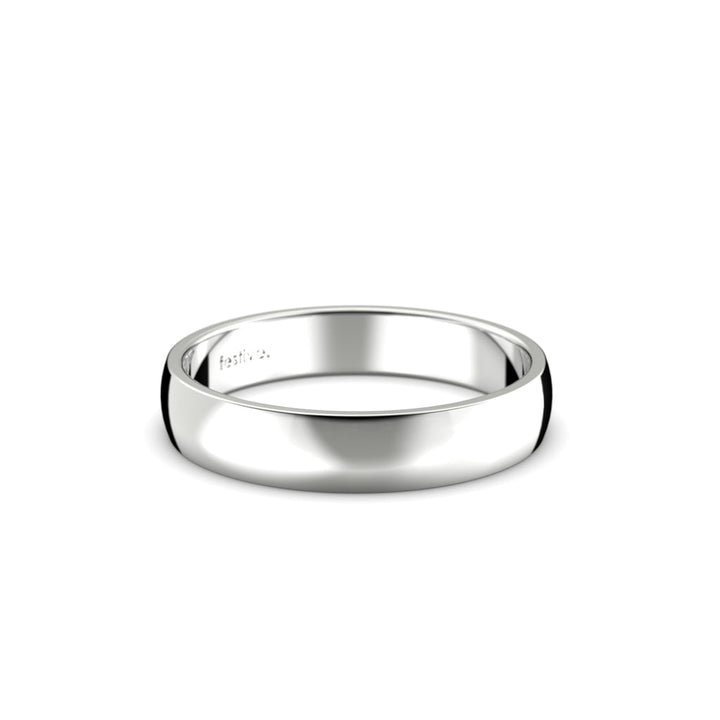 Festive Firenze Light kihlasormus 4 mm valkokulta