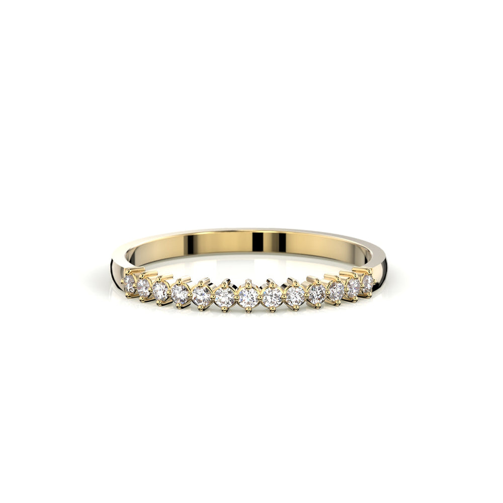 Festive Frida Timanttisormus 0,13 ct keltakulta