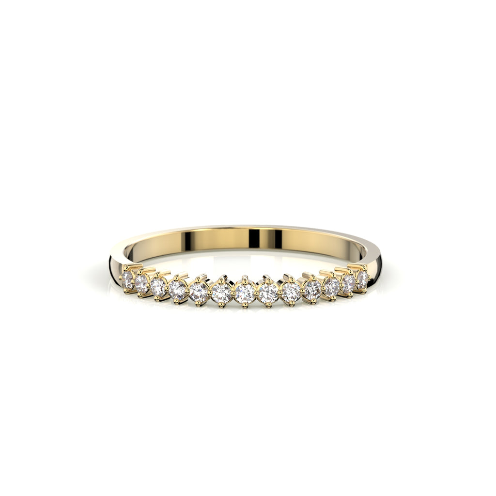 Festive Frida Timanttisormus 0,13 ct keltakulta