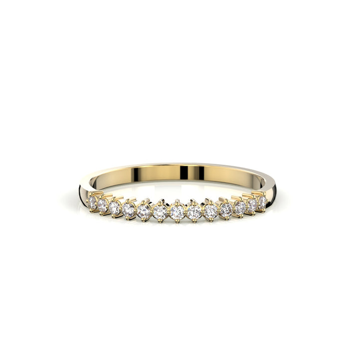 Festive Frida Timanttisormus 0,13 ct keltakulta