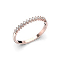 Festive Frida Timanttisormus 0,13 ct punakulta