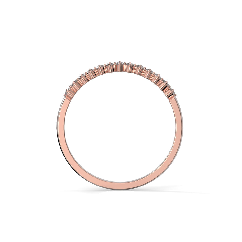 Festive Frida Timanttisormus 0,13 ct punakulta