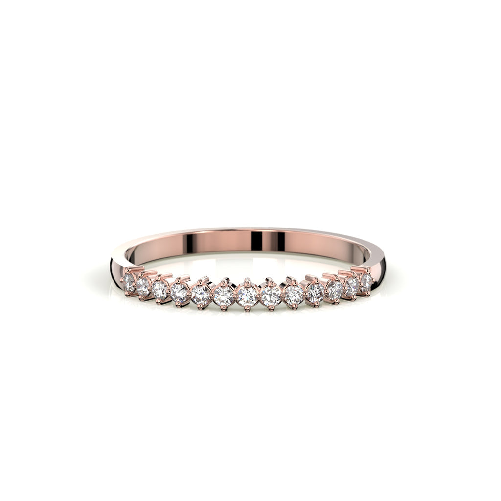 Festive Frida Timanttisormus 0,13 ct punakulta