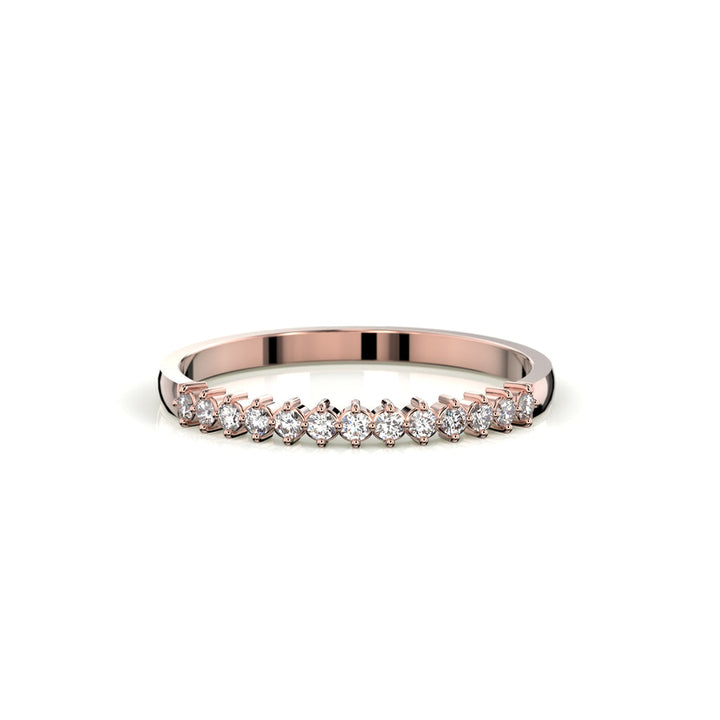 Festive Frida Timanttisormus 0,13 ct punakulta
