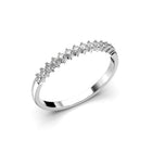 Festive Frida Timanttisormus 0,13 ct valkokulta
