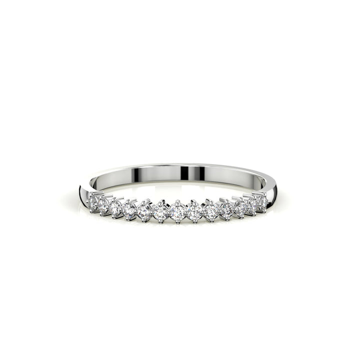 Festive Frida Timanttisormus 0,13 ct valkokulta