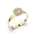Festive Janette Morganiitti Timanttisormus 0,12 ct keltakulta