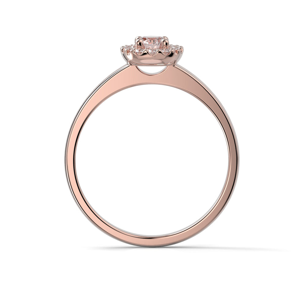 Festive Janette Morganiitti Timanttisormus 0,12 ct punakulta