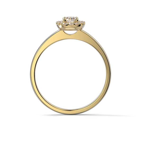 Festive Janette Timanttisormus 0,30 ct keltakulta
