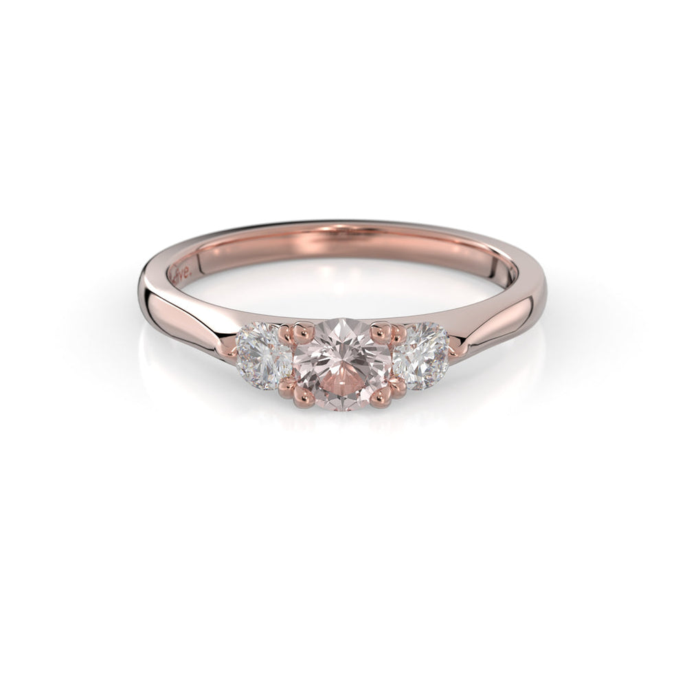 Festive Megan Morganiitti Timanttisormus 0,22 ct punakulta
