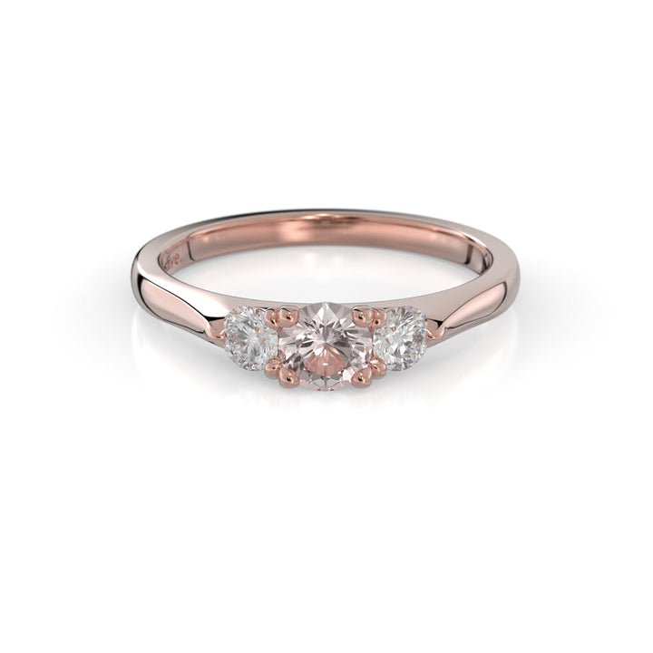 Festive Megan Morganiitti Timanttisormus 0,22 ct punakulta