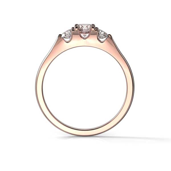 Festive Megan Morganiitti Timanttisormus 0,22 ct punakulta