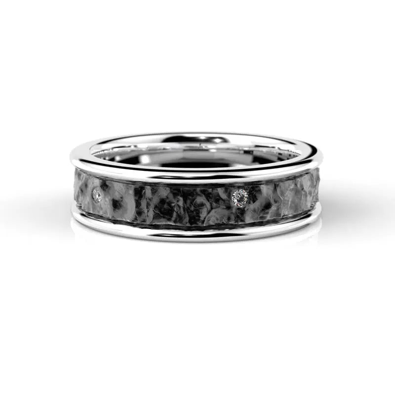 Festive Peruskallio Timanttisormus 0,05 ct valkokulta