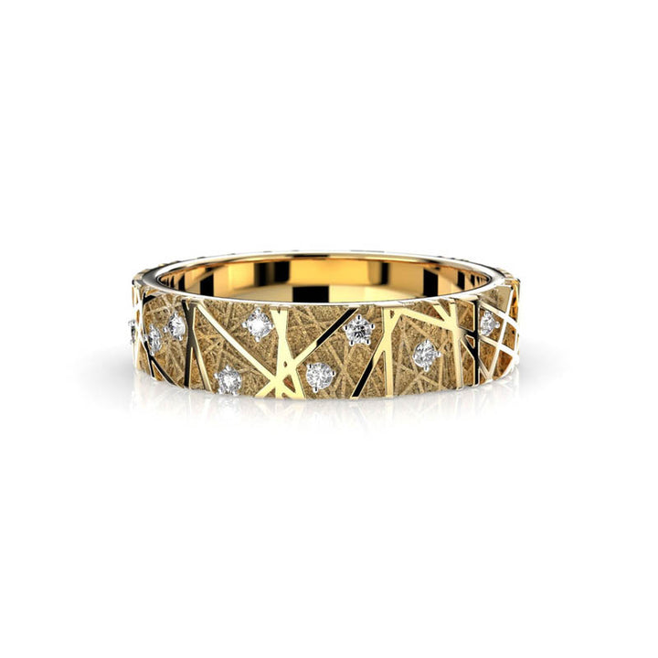 Festive Routa Timanttisormus 0,09 ct / 5,0 mm keltakulta