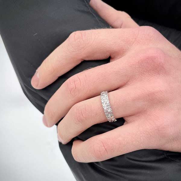 Festive Routa Timanttisormus 0,09 ct / 5,0 mm valkokulta