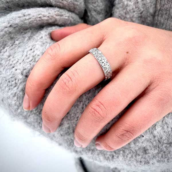 Festive Routa Timanttisormus 0,09 ct / 5,0 mm valkokulta