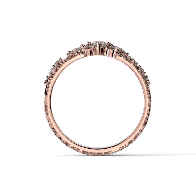 Festive Routa Rakka Timanttisormus 0,33 ct punakulta