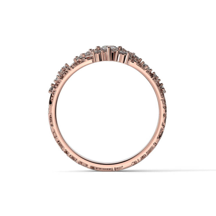 Festive Routa Rakka Timanttisormus 0,33 ct punakulta