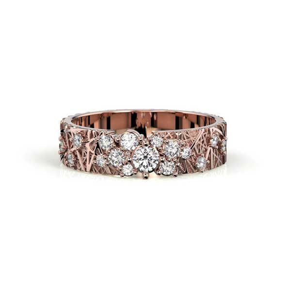Festive Routa Rakka Timanttisormus 0,33 ct punakulta
