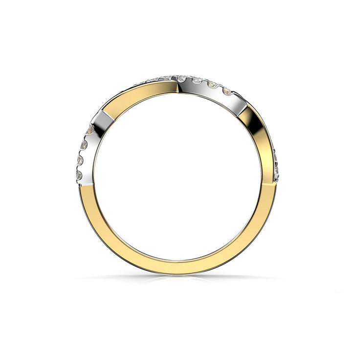 Festive Tiana Timanttisormus 0,16 ct keltakulta