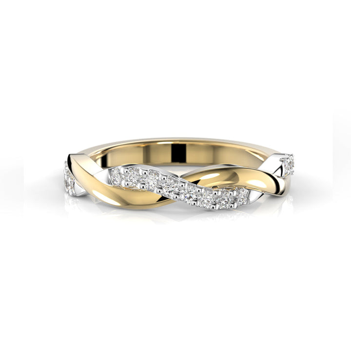 Festive Tiana Timanttisormus 0,16 ct keltakulta
