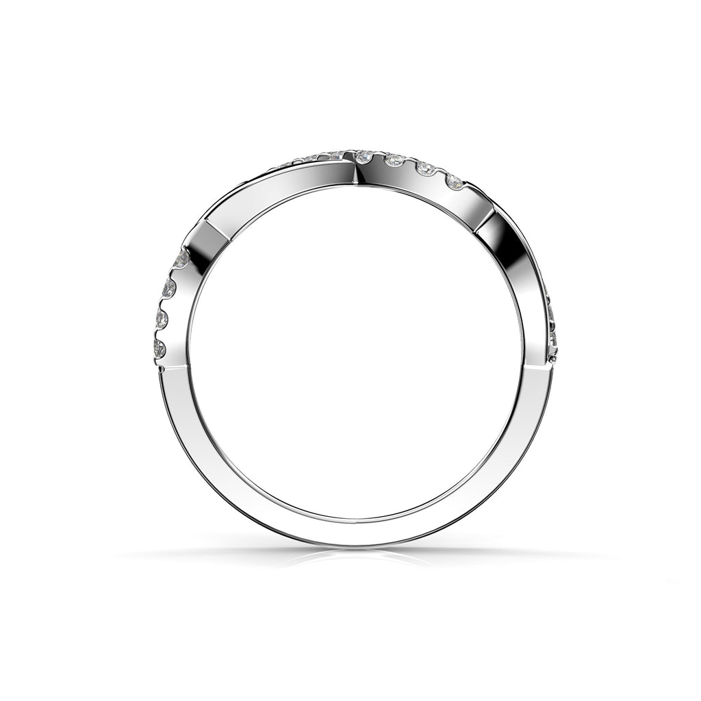 Festive Tiana Timanttisormus 0,16 ct valkokulta