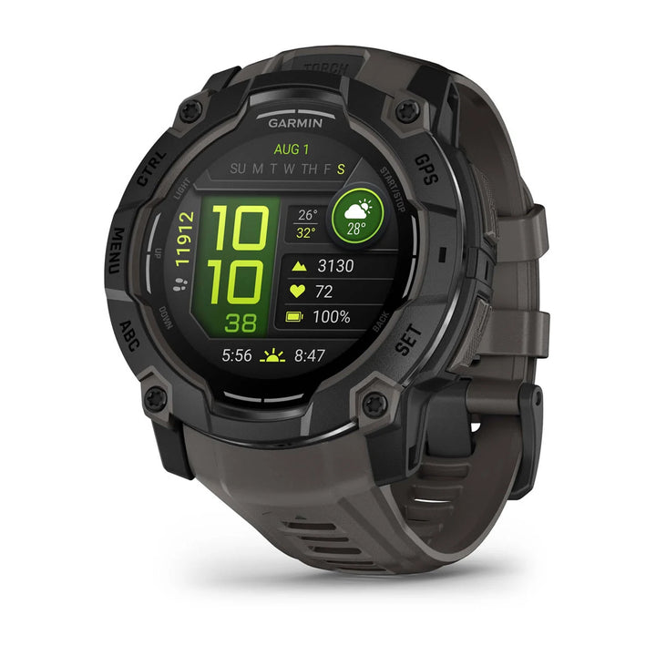 Garmin Instinct 3 - 50 mm, AMOLED, Musta ja grafiitinharmaa hihna 010-03020-00