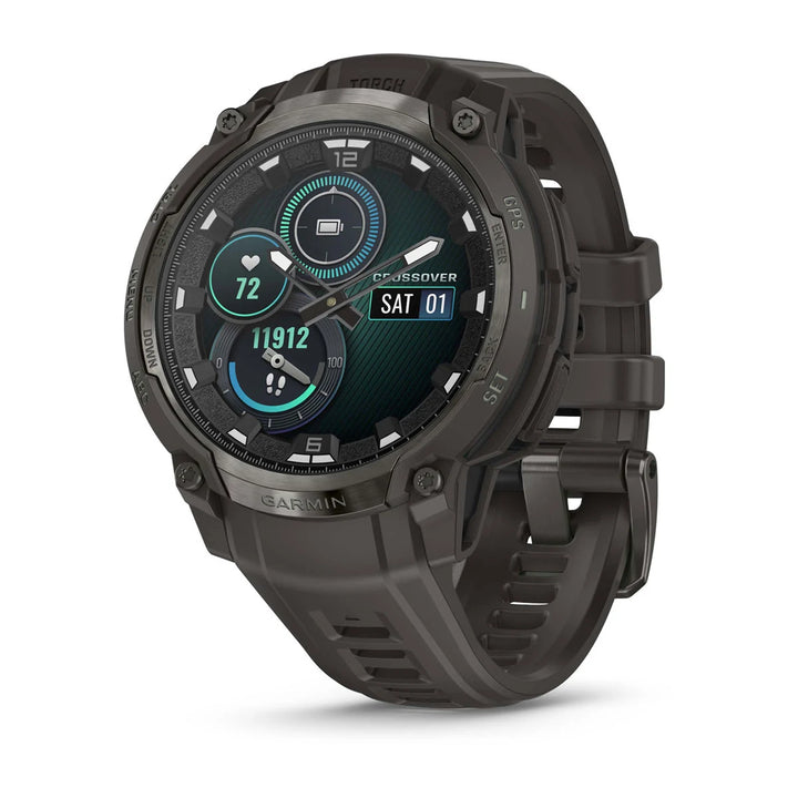 Garmin Instinct Crossover AMOLED, hiilenharmaa 010-03398-00