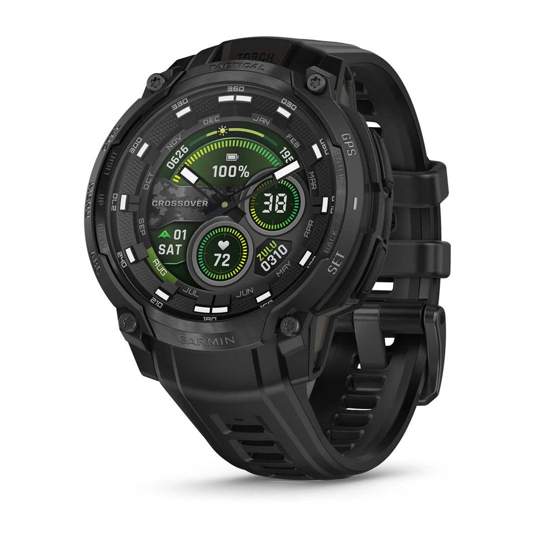 Garmin Instinct Crossover AMOLED - Tactical Edition, Musta 010-03398-02