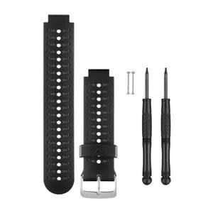 Garmin Forerunner 235 silikoniranneke, musta / harmaa 010-11251-86