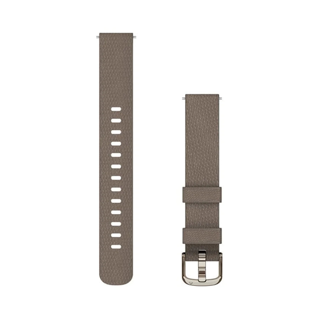 Garmin Lily 2 14 mm nailonranneke kahvi/kulta 010-13302-10 010-13302-10