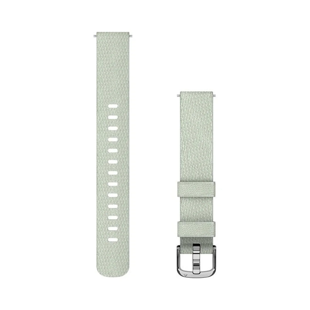 Garmin Lily 2 14 mm nailonranneke salvianharmaa/hopea 010-13302-11 010-13302-11