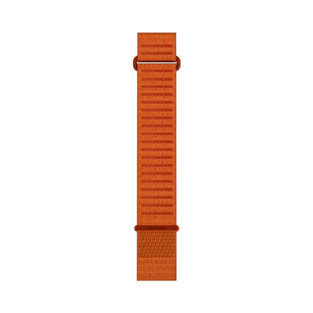 Garmin QuickFit 22 mm ComfortFit kangasranneke pitkä syksynoranssi 010-14507-15 010-14507-15