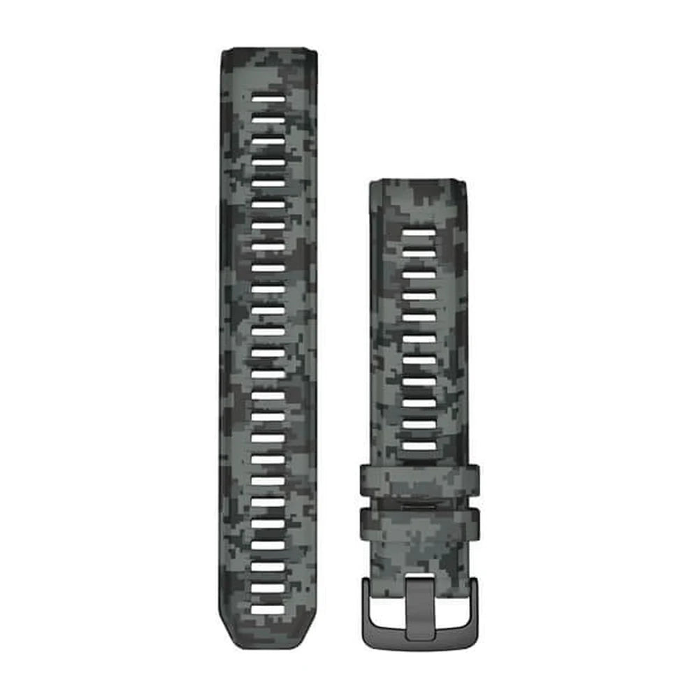 Garmin Instinct 2 22 mm silikoniranneke grafiitinharmaa maastokuvio 010-13105-04