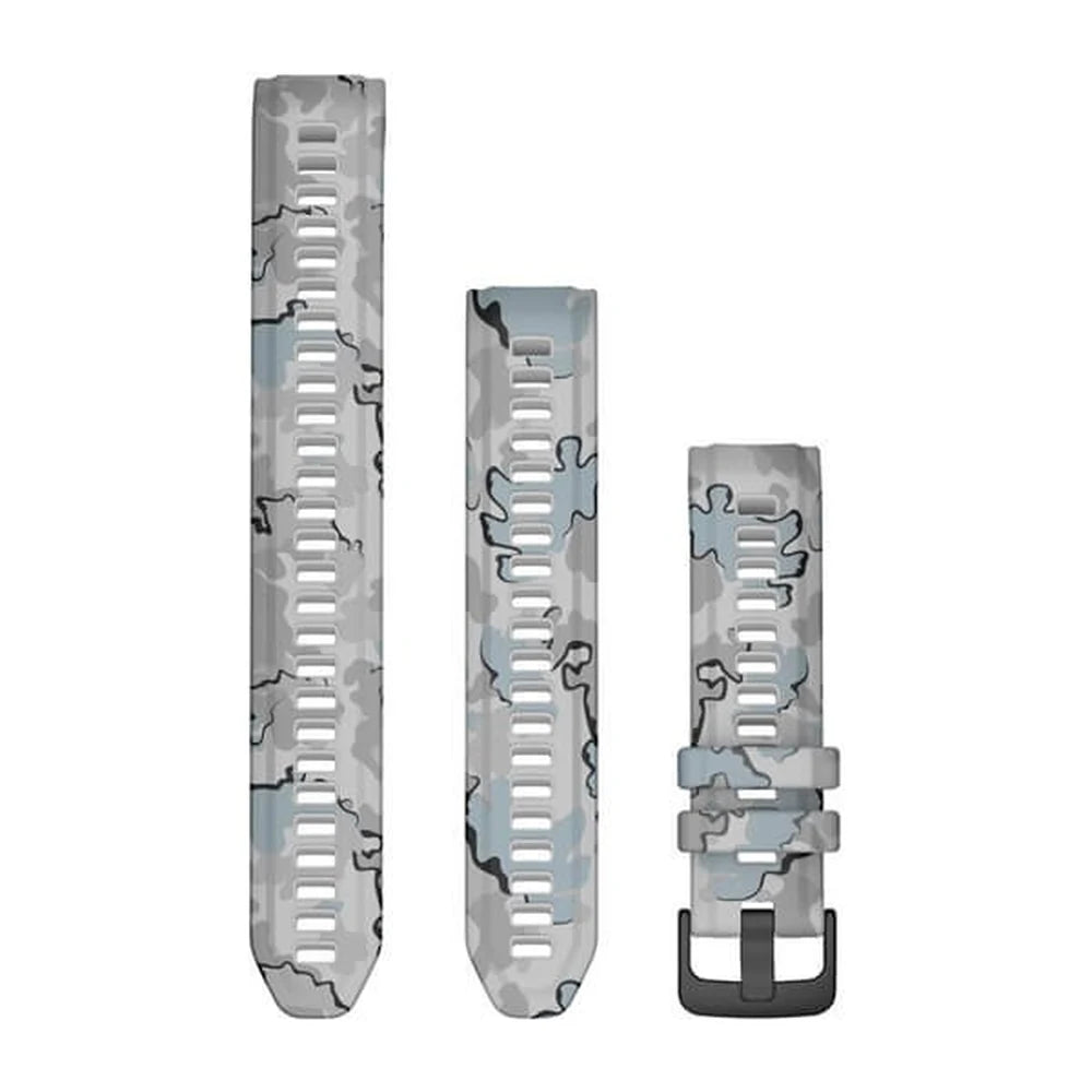 Garmin Instinct 2S 20 mm silikoniranneke utuharmaa maastokuvio 010-13104-04
