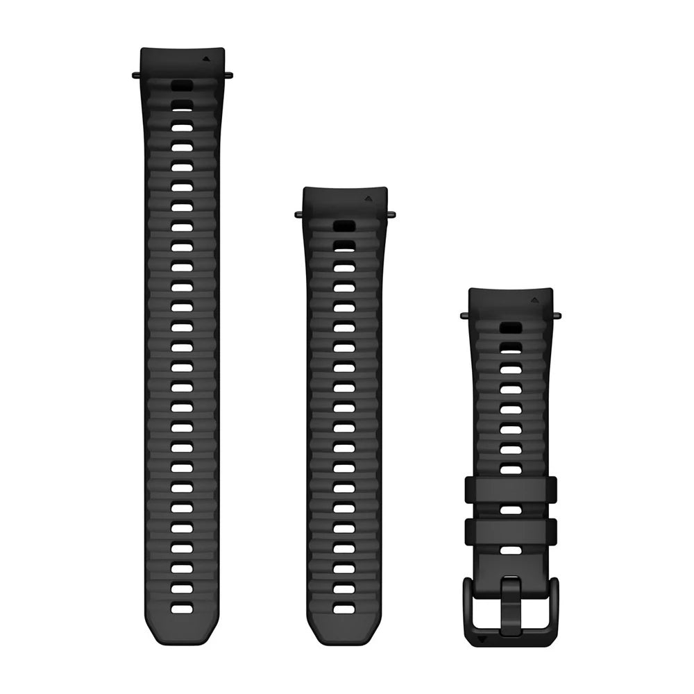 Garmin Instinct E 20 mm silikoniranneke musta 010-13397-01