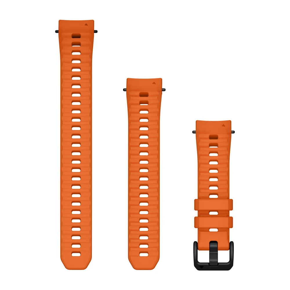 Garmin Instinct E 20 mm silikoniranneke oranssi 010-13397-03