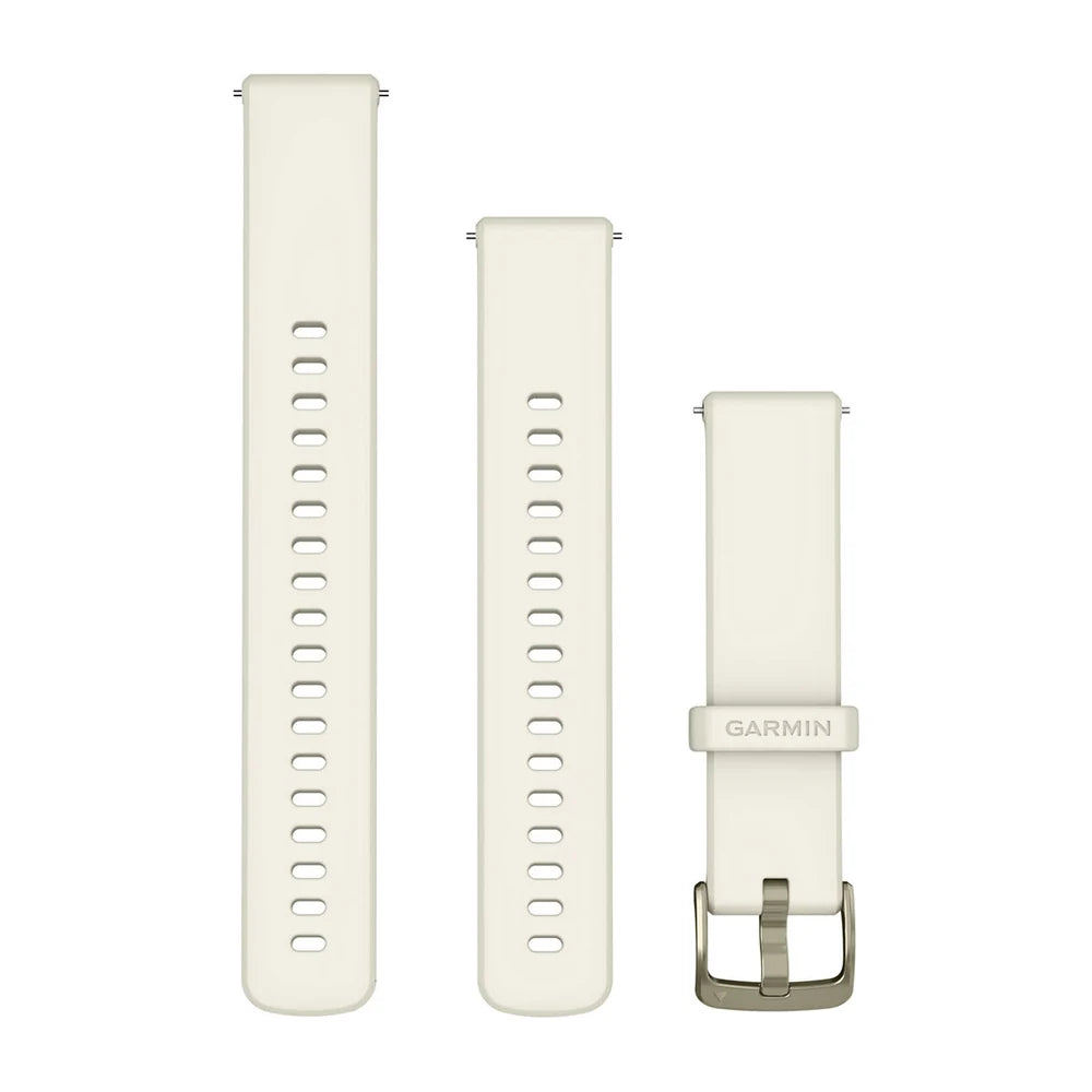 Garmin Quick Release 18 mm silikoniranneke luunvärinen 010-13406-00
