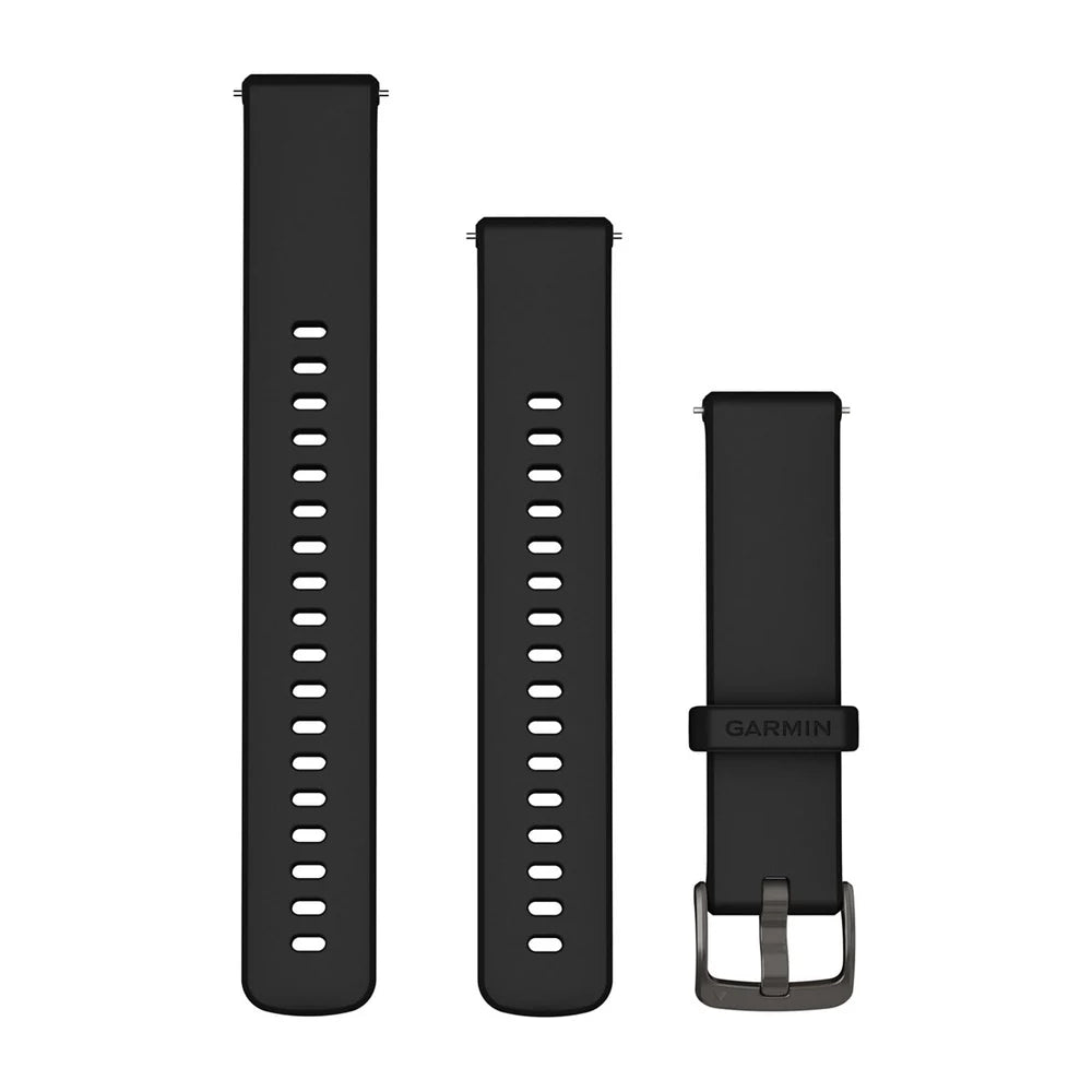 Garmin Quick Release 18 mm silikoniranneke musta 010-13406-02