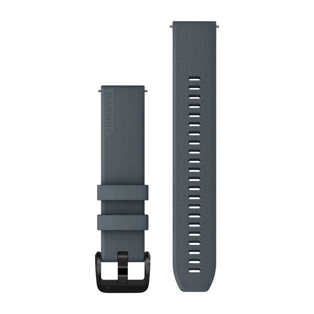 Garmin Quick Release 20 mm silikoniranneke tummansiniset ja mustat kiinnitysosat 010-13439-01