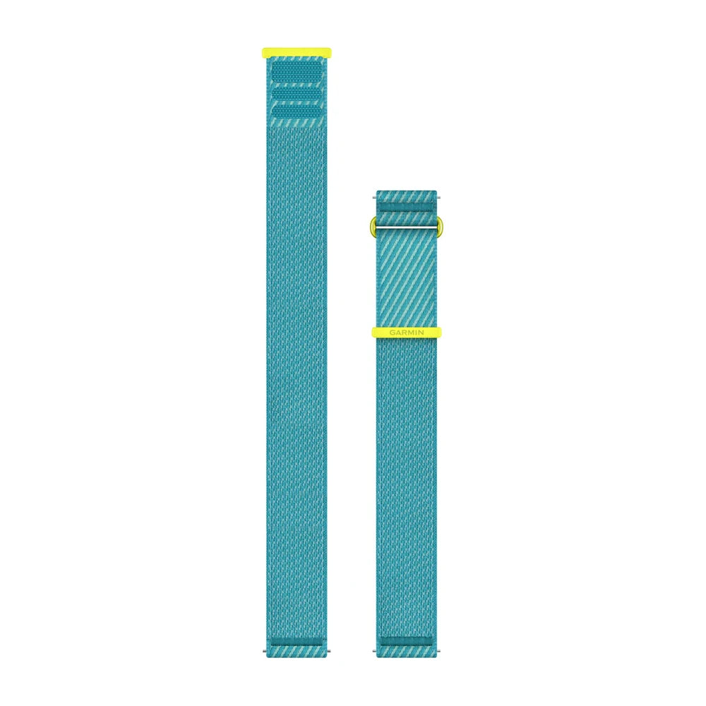 Garmin Quick Release 22 mm ComfortFit kangasranneke kirkkaankeltainen/turkoosi 010-14400-07