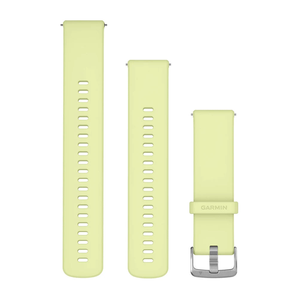 Garmin Quick Release 22 mm silikoniranneke sitruunankeltainen 010-13406-11