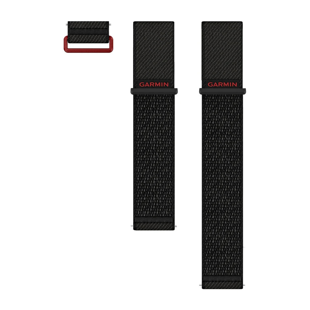 Garmin Quick Release 24 mm ComfortFit nailonranneke musta 010-13907-02