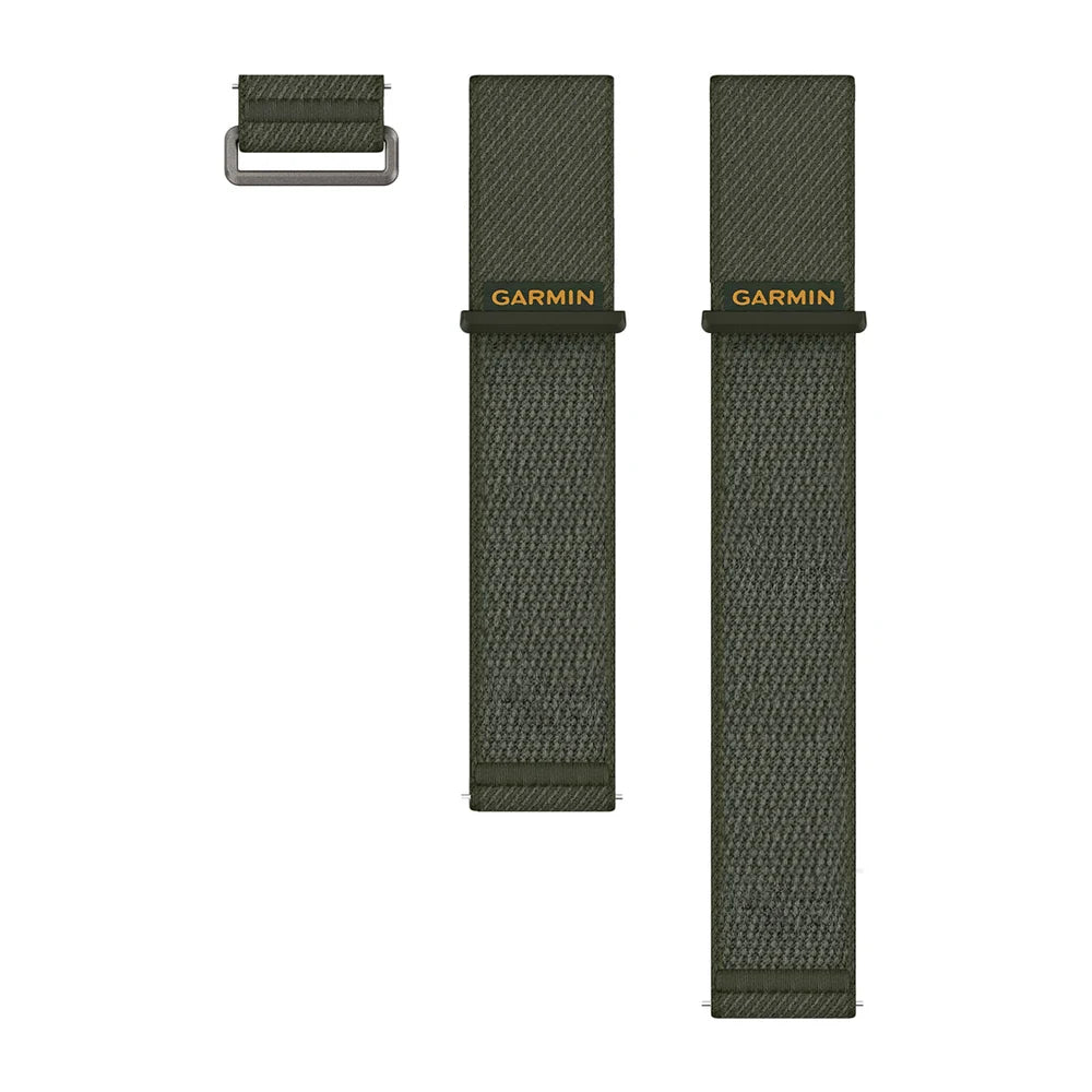 Garmin Quick Release 24 mm ComfortFit nailonranneke sammalenvihreä 010-13907-03