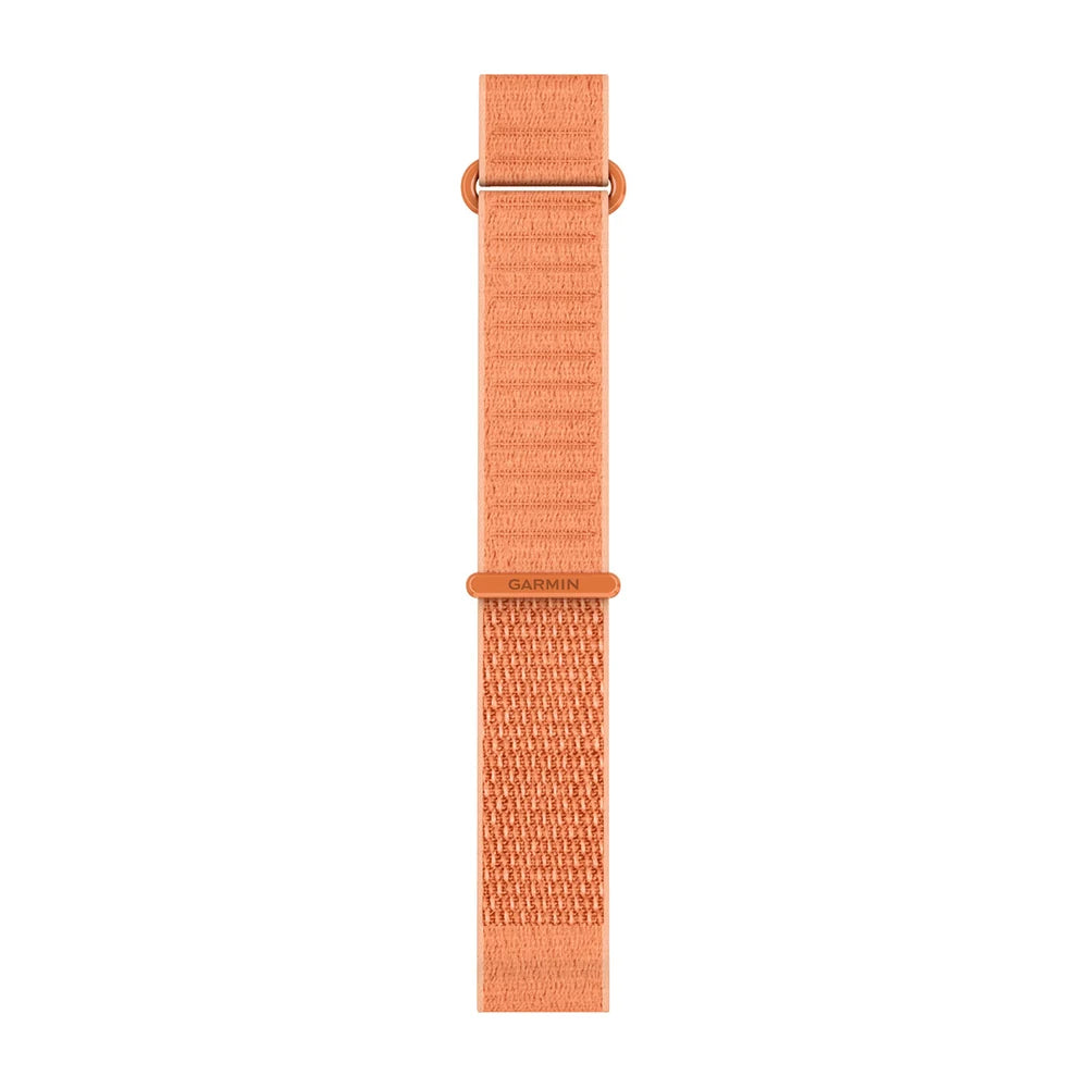 Garmin QuickFit 20 mm ComfortFit kangasranneke lyhyt simpukanpunainen 010-14506-11