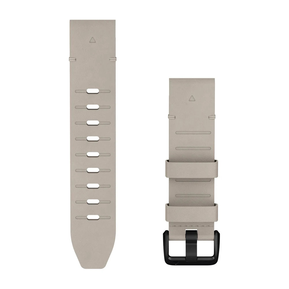 Garmin QuickFit 20 mm nahkaranneke luunvärinen 010-14506-20