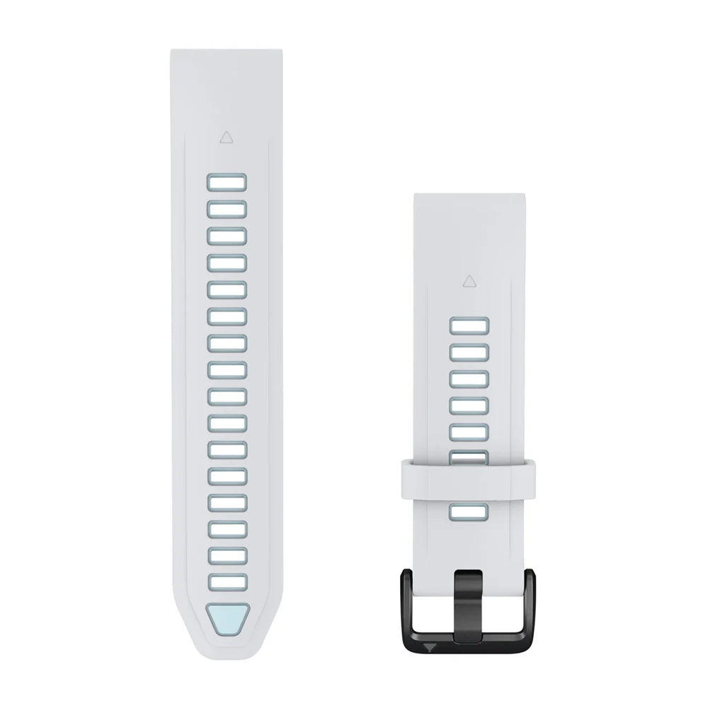 Garmin QuickFit 20 mm silikoniranneke luunvalkoinen/jäänsininen 010-14506-00